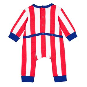 Baby Pajamas Red and White Stripes